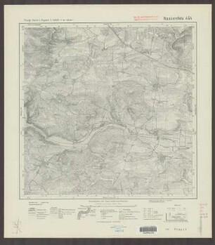 464 Nassenfels ; Topographische Karte von Bayern 1:25.000 [Positionsblätter]