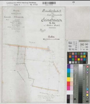 Seringhausen (Erwitte), Separation Seringhausen, Bl. 6 Brouillonkarte I Altengeseke Flur 6