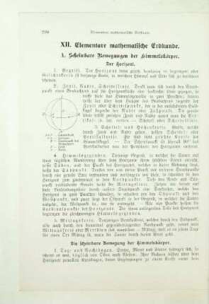XII. Elementare mathematische Erdkunde
