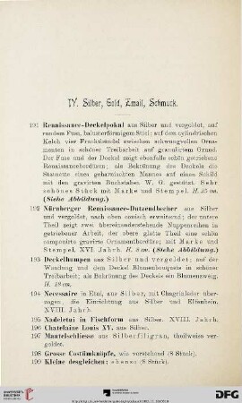 Silber, Gold, Email, Schmuck (Nr. 191-231-234)