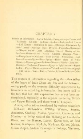 Chapter V. Sources of information ...