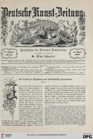 Nr. 15 (11. April 1869)