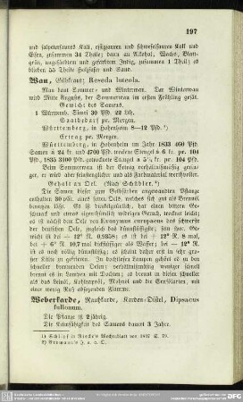 Wau, Gilbkraut; Reseda luteola