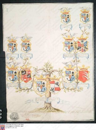 Stammtafel des Johann Hartwig Graf v. Nostitz-Rieneck - fehlt