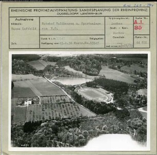 Aachen, Gutshof Waldhausen, Sportanlage (Waldstadion)