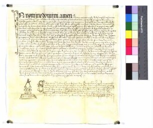 Notariatsinstrument des Petrusr Neythart: "Procuratorium Joannis Canz resignation." (Altrep. S. 19)