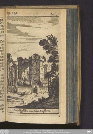 [Das übergebliebene vom zerfallenen Warmen-Bade Titi.]