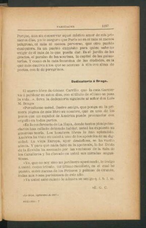 Dedicatoria á Drago.