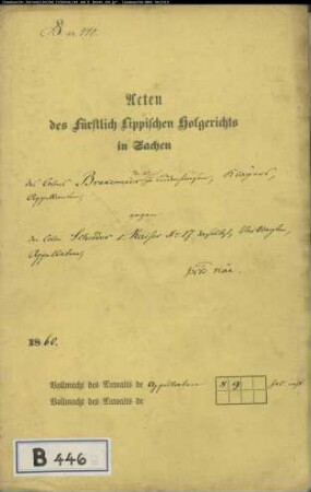 Brakemeier Nr. 43 zu Lüdenhausen gegen Schröder sive Keiser (Kaiser) Nr. 17 zu Lüdenhausen - Weg