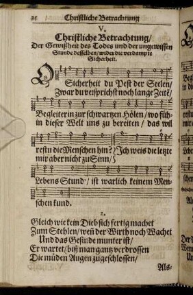 V. Christliche Betrachtung [...]