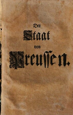 Der Staat von Preussen
