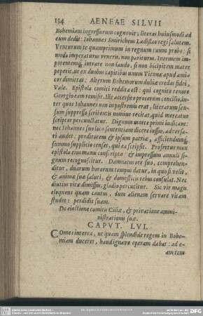 Caput LVI [LXI]. De eiectione [electione] comitis Ciliae, & privatione amministrationes [adminstrationes] suae