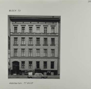Fotografie: Adalbertstr. 77