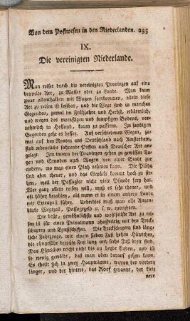 IX. Die vereinigten Niederlande