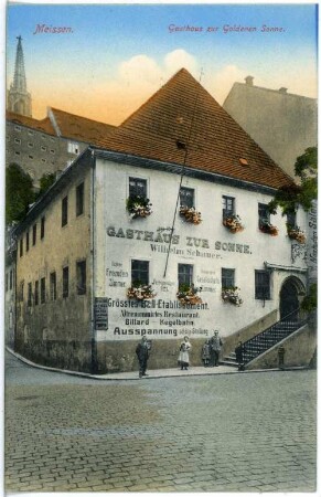 Meißen. Gasthaus zur Sonne