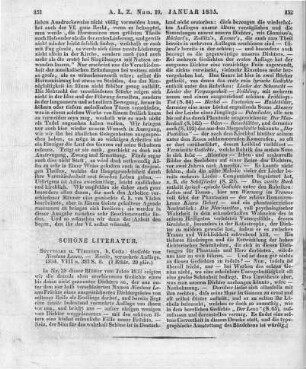 Lenau, N.: Gedichte. 2. Aufl.. Stuttgart, Tübingen: Cotta 1834