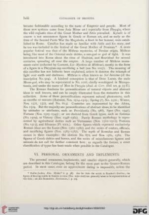 VI: Personal ornaments and implements