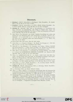 Dänemark (Nr. 1-166)