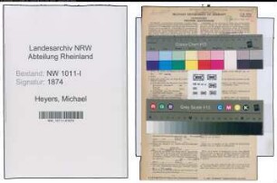 Entnazifizierung Michael Heyers , geb. 09.01.1907 (Buchhalter)