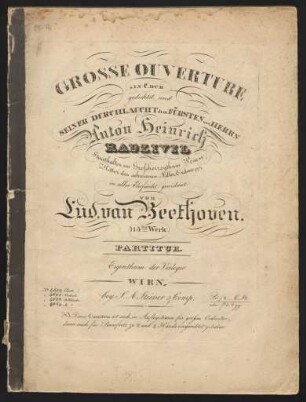 Grosse Ouverture in C-Dur 115tes Werk