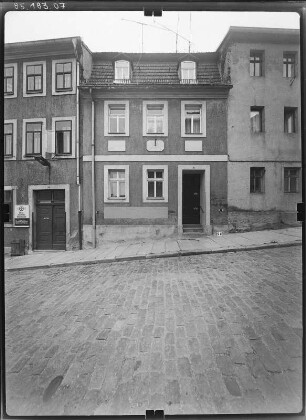 Altenburg, Kesselgasse. Wohnhaus. Straßenfront