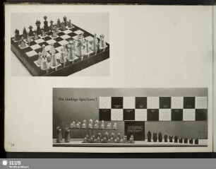 [Versuche, Schachfiguren aus geometrischen Grundformen zu entwickeln]