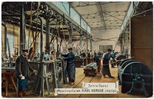 Maschinenfabrik Karl Krause, Leipzig : Schleiferei