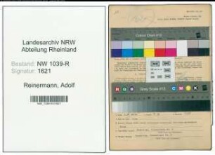 Entnazifizierung Adolf Reinermann , geb. 30.05.1897 (Postassistent)