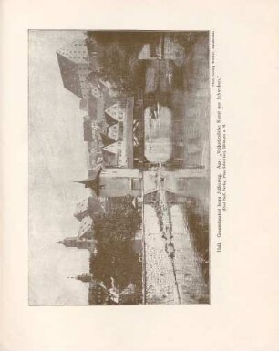 Hall. Gesamtansicht beim Sülfersteg. Aus: "Volkstümliche Kunst aus Schwaben"