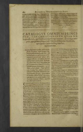 Catalogus omnium principum
