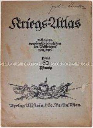 Kartenwerk zum Ersten Weltkrieg