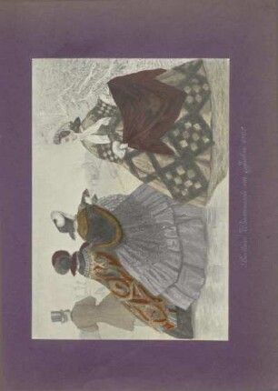 Berliner Wintermode im Jahre 1862