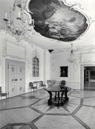 Ein Innenraum des Schloßes Montford in Tettnang