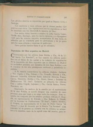 Exposición del libro argentino en Madrid