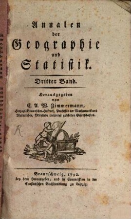Annalen der Geographie und Statistik. 2,1/6, 2,1/6. 1791