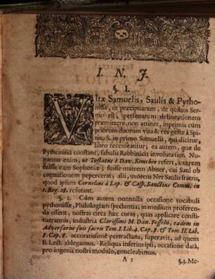 Samuel personatus, è 1. Sam. XXIIX