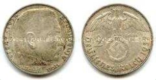 2 Reichsmark Hindenburg