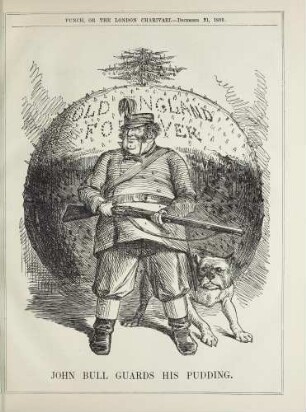 John Bull guards his pudding