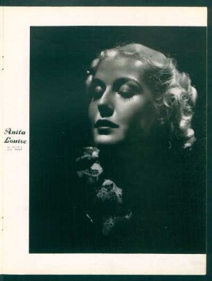 Anita Louise - su retrato por Hurrell