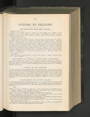 Notices To Fellows.