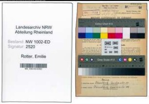 Entnazifizierung Emilie Rotter, geb. 21.08.1888 (Lehrerin)