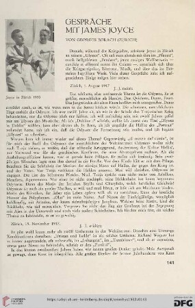 Gespräch mit James Joyce