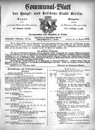 1876,54: No. 54, 31. Dezember 1876