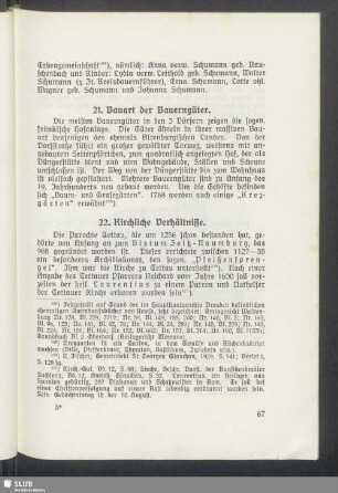 21. Bauart der Bauerngüter