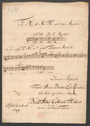 Kanons; i (8); F-Dur; BWV 1078