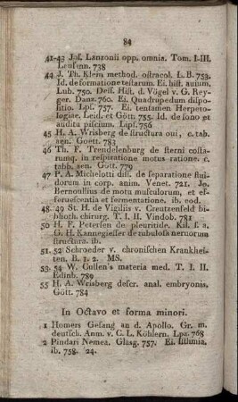 In Octavo et forma minori.
