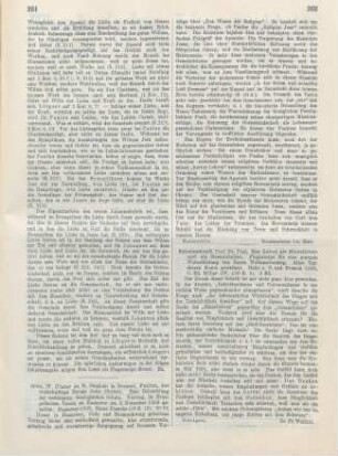 262 [Rezension] Schwarzkopff, Paul, Das Leben als Einzelleben und als Gesamtleben