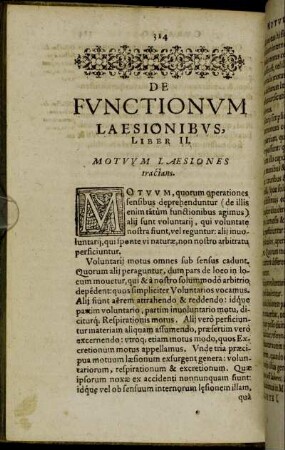 Liber II. Motuum Laesiones tractans.
