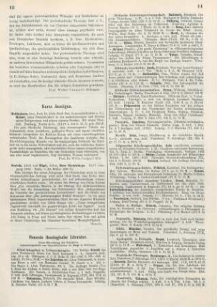 13 [Rezension] Bartels, Adolf, und Kögel, Julius, Neue Christoterpe. Ein Jahrbuch. 44. Jahrg. 1923
