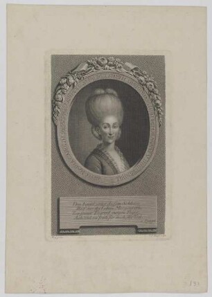 Bildnis der Sophia Maria von Spiegel von Pickelsheim